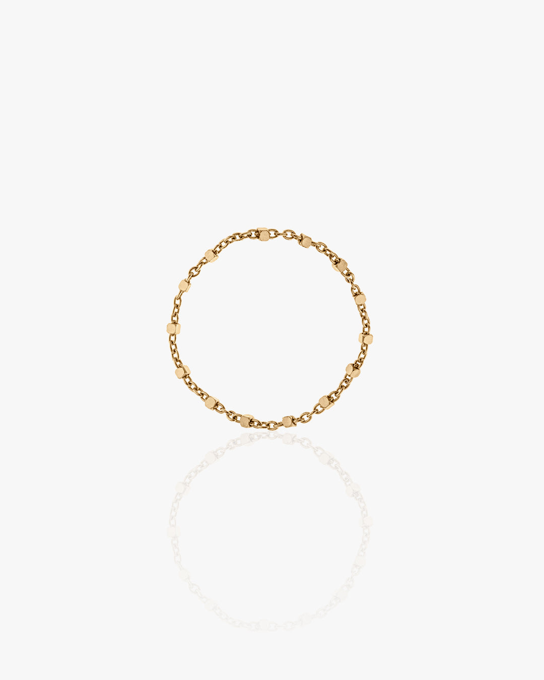 Delizioso Squared Chain Ring