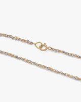 Treccia Yellow and White Gold Bracelet