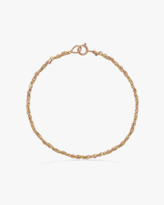 Bracciale Treccia Oro Giallo e Rosa