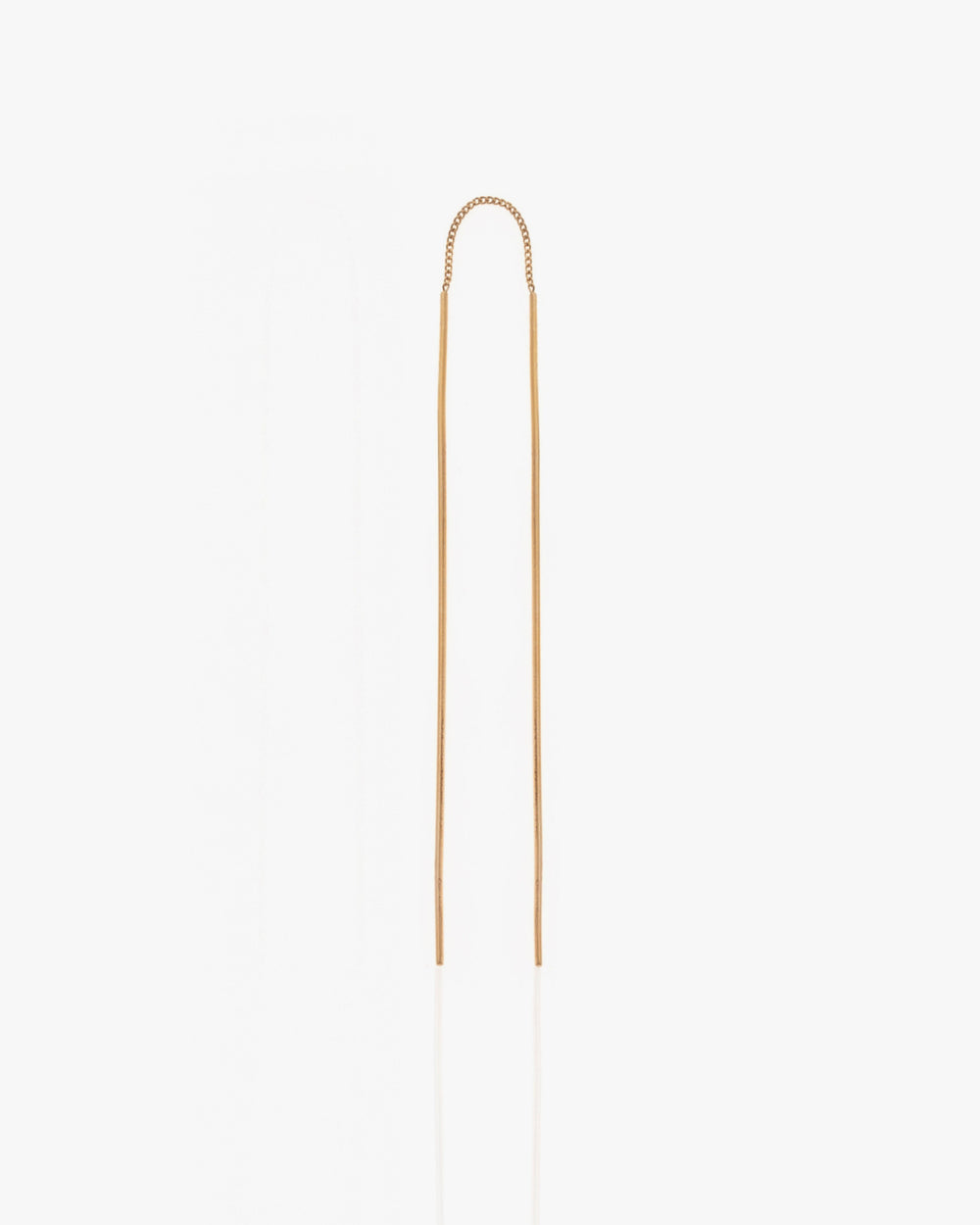 Stiletto Gold Earring