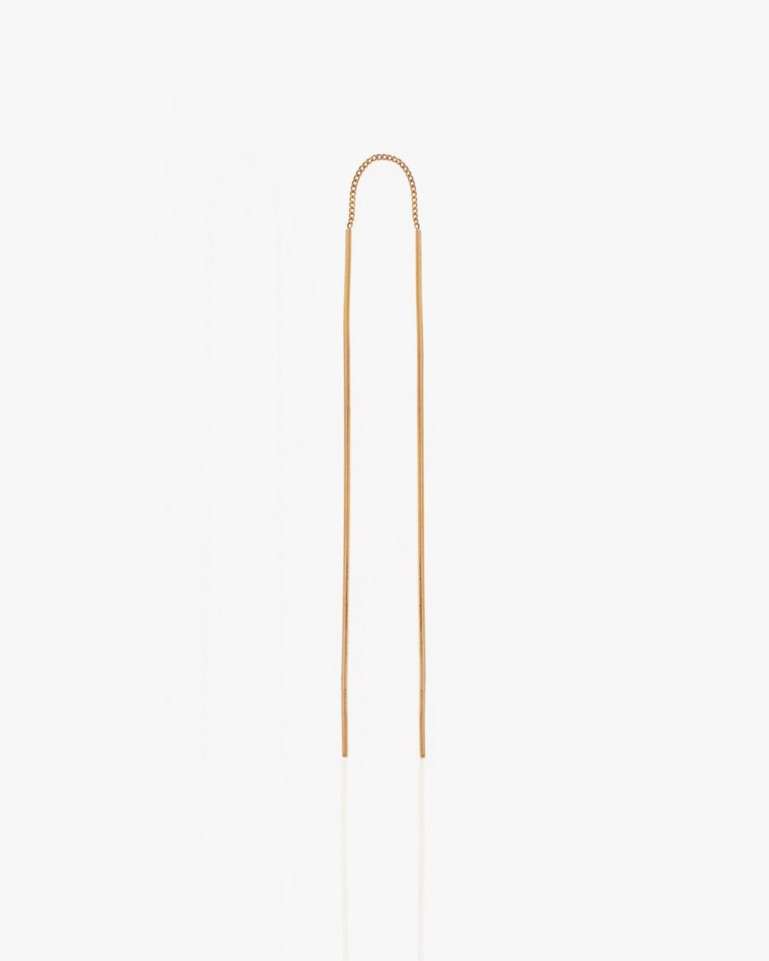 Stiletto Gold Earring