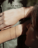 Treccia Yellow and Rose Gold Bracelet