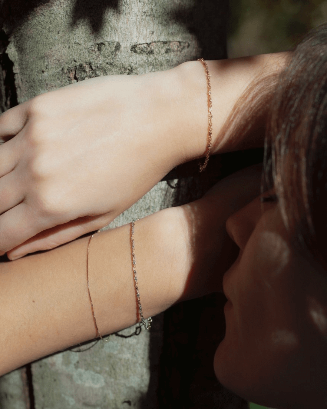 Treccia Yellow and Rose Gold Bracelet