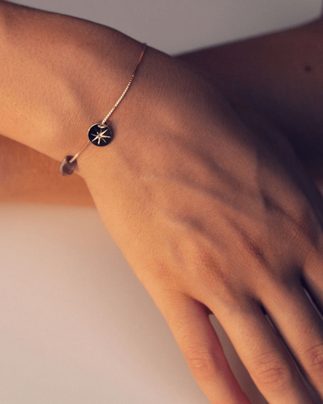 Eye White Diamond Charm