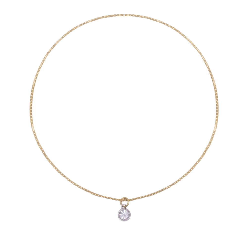 Mantra White Diamond Charm