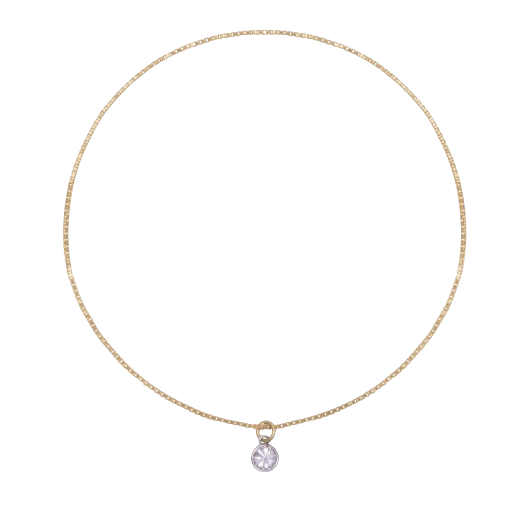 Mantra White Diamond Charm