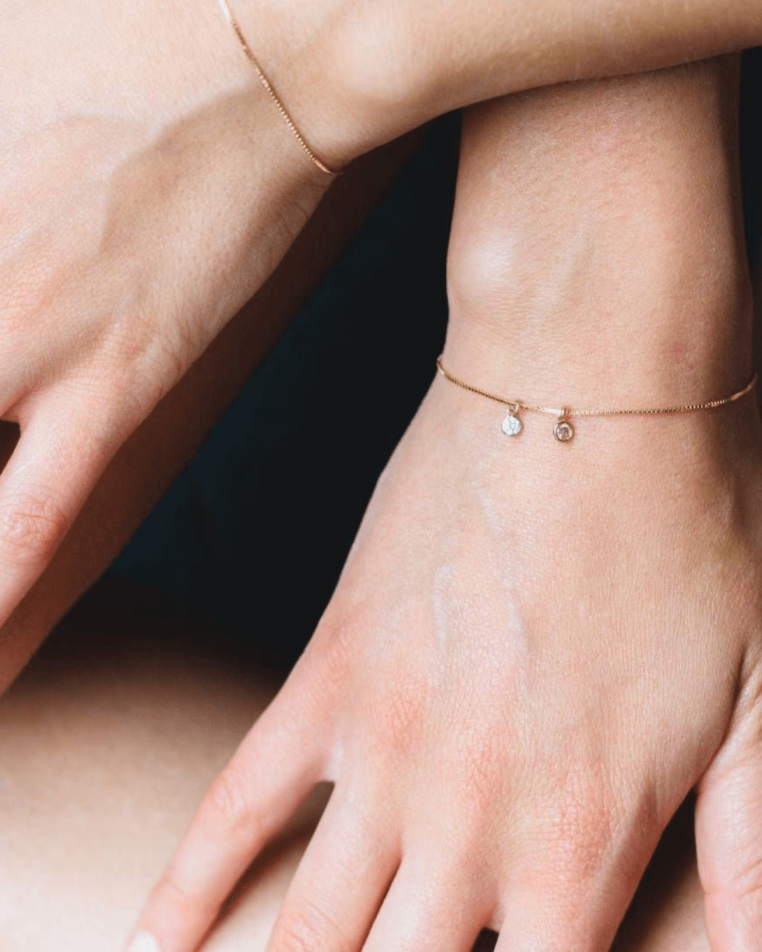 Mantra White Diamond Charm