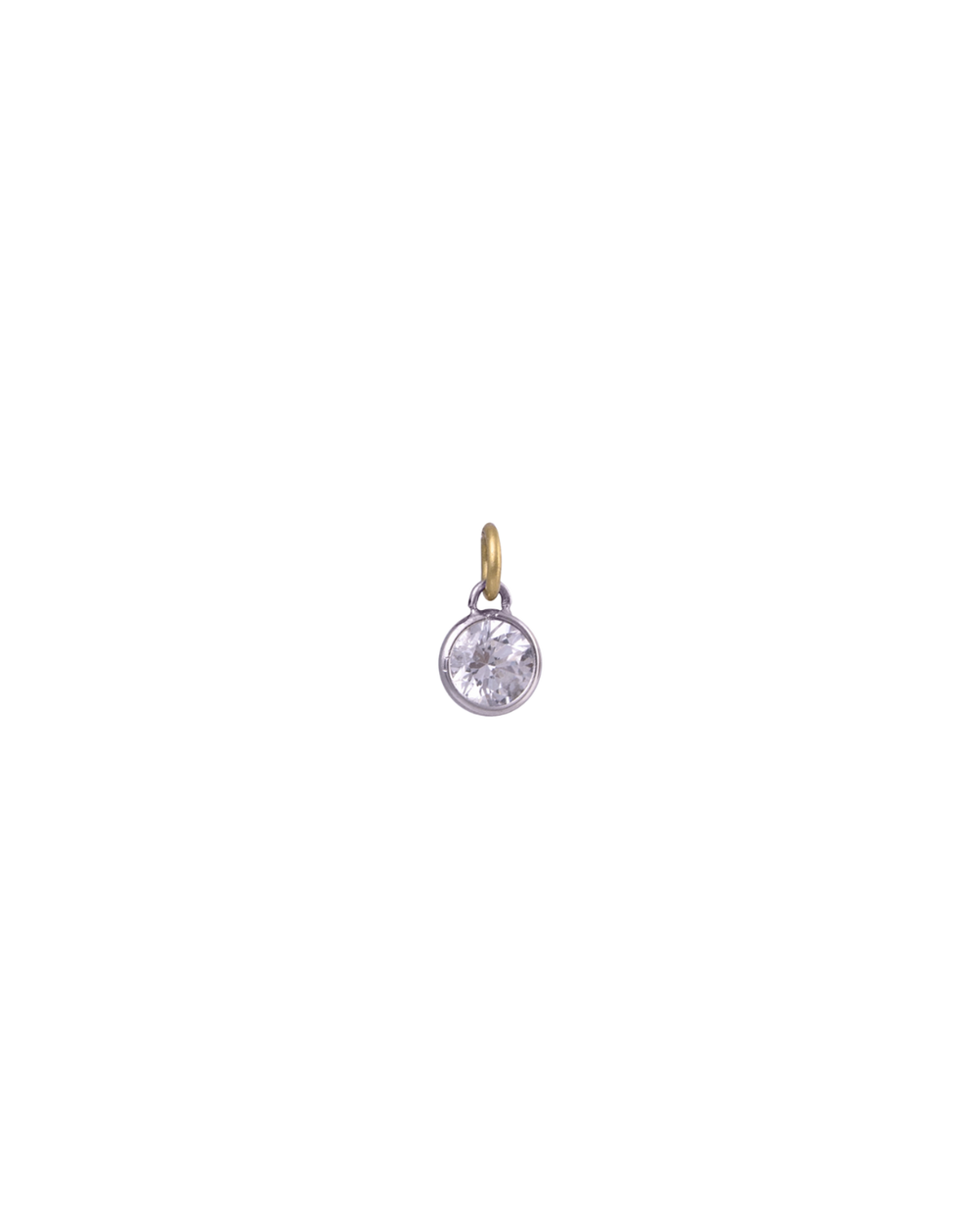 Mantra White Diamond Charm
