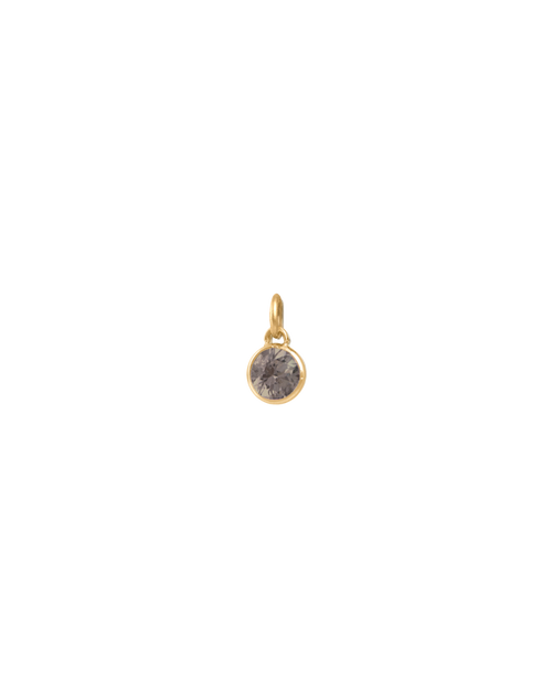 Mantra Brown Diamond Charm